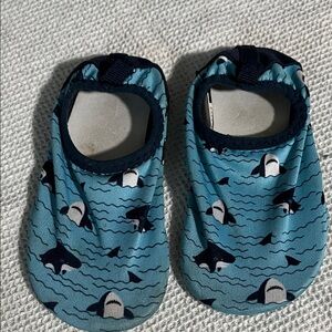 Blue Shark Print Baby Water Shoes